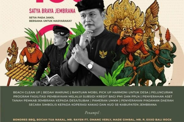 100 Hari Kepemimpinan Bupati Dan Wakil Bupati Jembrana 2025-2030