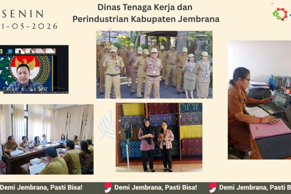 Sinergi dan Optimalisasi: Agenda Padat Disnakerperin Jembrana Perkuat Pelayanan Publik